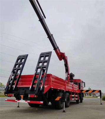 東風(fēng)T5前四后八10噸隨車吊帶爬梯 多功能高效運(yùn)輸解決方案