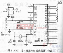USB總線接口芯片CH371及其在集成電路設(shè)計中的應(yīng)用
